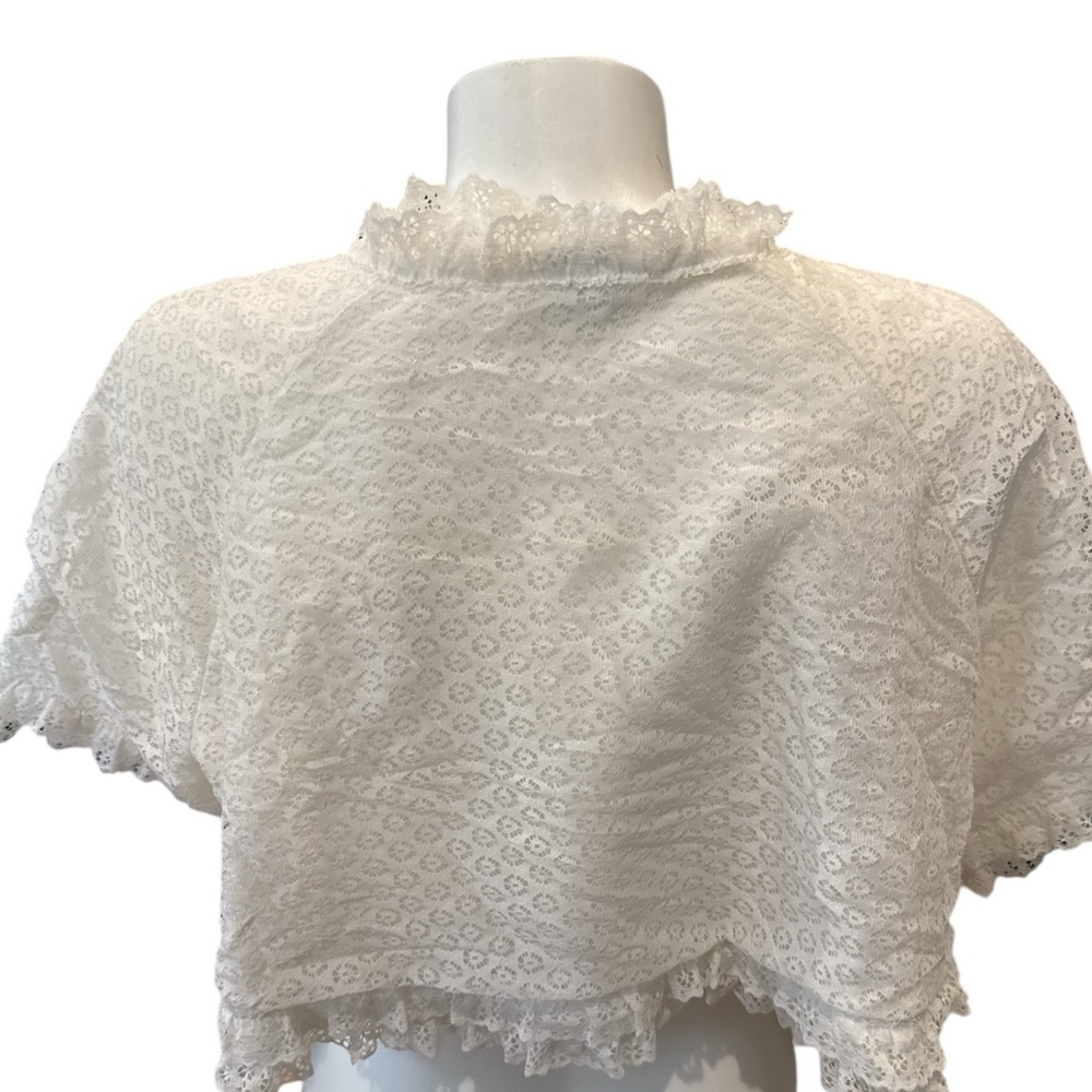 St. Micheal Victorian Romantic Bed Jacket - Picture 5 of 5